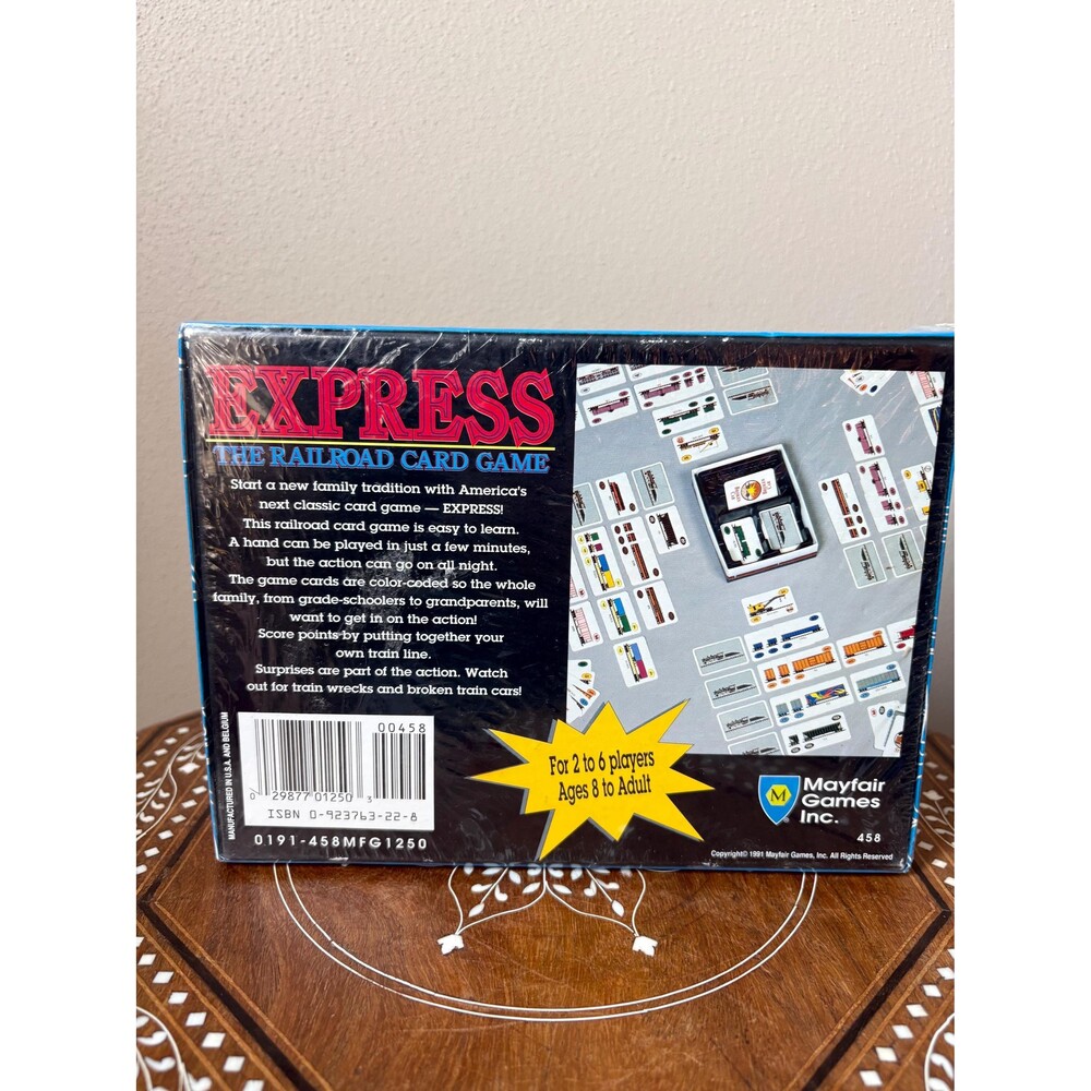 Vintage ‘Express: The Railroad Card Game’ Mayfair Games 1991 - NEW Sealed - Picture 3 of 8